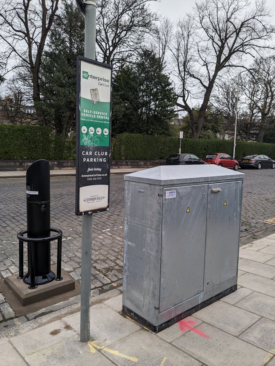 albacrespi's tweet photo. @LivingStreetsEd @EnterpriseCarC Spotted on East Claremont St on Saturday 1 April. I thought junk was not allowed on the pavement! https://t.co/NgW2p6nFtL