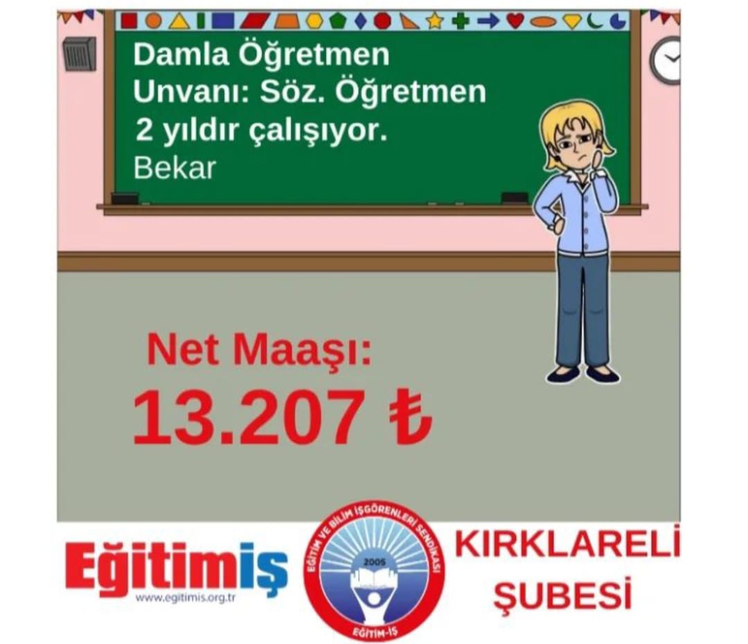 arzududuc's tweet photo. Yapılan iş aynı
Ama ücret farklı
KIDEME göre iyileştirme istiyoruz
ÖMK REVİZE SINAV İPTAL https://t.co/B1abIprjvo