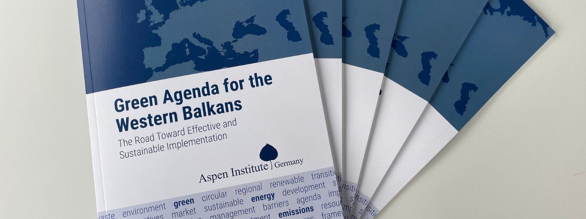 AspenGermany's tweet photo. The publication "#GreenAgenda for the #WesternBalkans: The Road Toward Effective and Sustainable Implementation” is now available online ➡️ https://t.co/5J2z8von35. This publication provides an overview of recommendations as well as input papers on the Green Agenda. #AspenWB https://t.co/ZImAc7ZV80