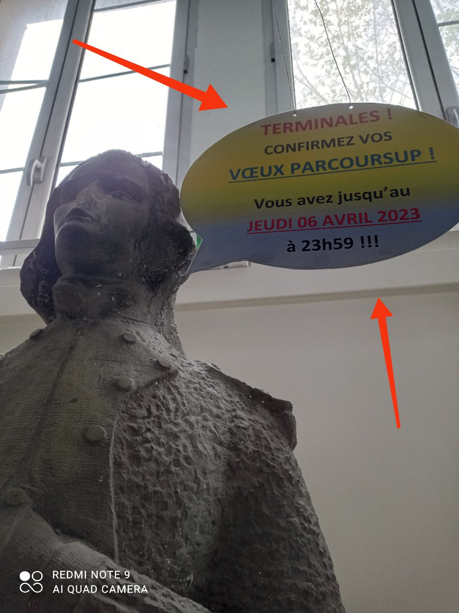 Confirmation des voeux sur Parcoursup le 6 avril au plus tard.  #lycéebonaparte vous conseille de ne pas attendre la dernière minute 😉