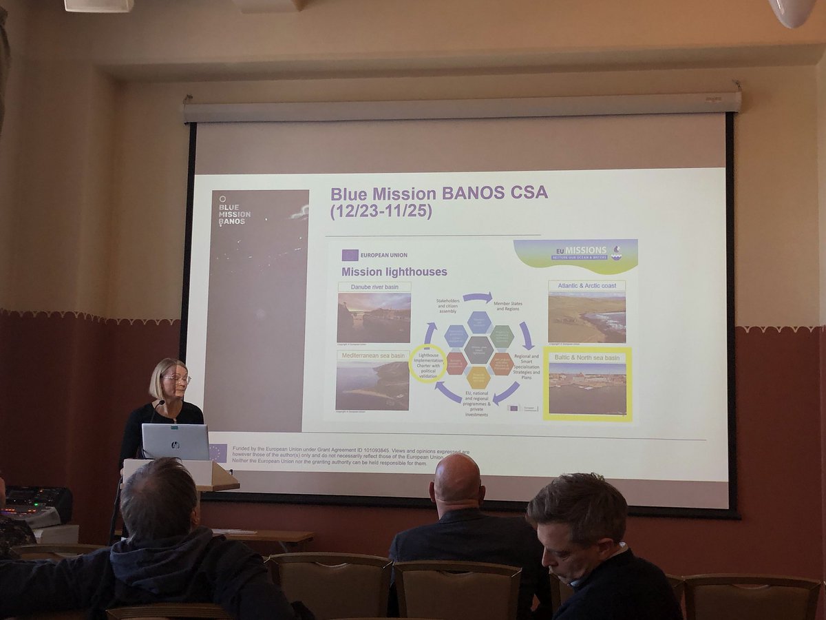 At <a href="/FINMARI1/">FINMARI</a> annual researcher day, <a href="/KaroliinaKoho/">Karoliina Koho</a> presenting <a href="/MissionBANOS/">BlueMissionBANOS 🇪🇺</a> project and engaging the #BalticSea marine science community. 

We hope to see lots of new pledges to the Mission Charter after today! ✍️📈

You can sign the charter here: ec.europa.eu/eusurvey/runne…
