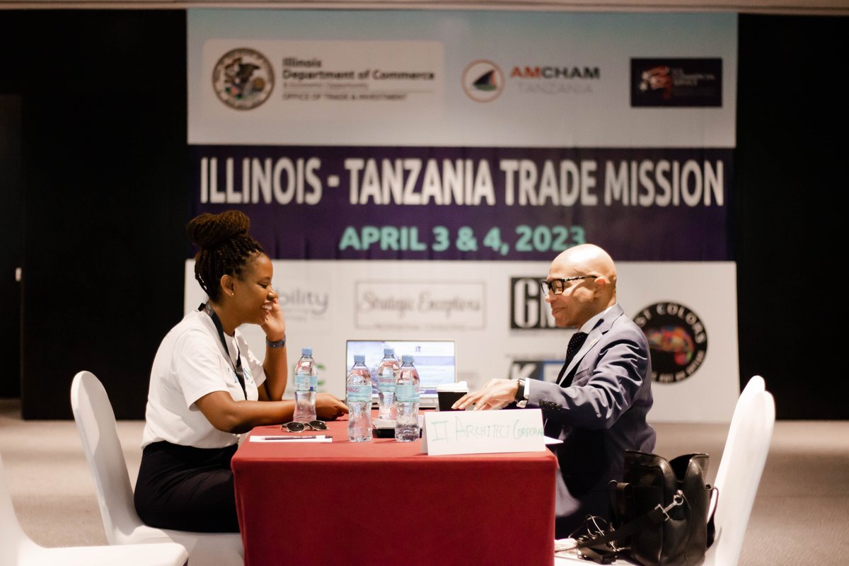 During her visit, <a href="/VP/">Vice President JD Vance</a> Harris and President <a href="/SuluhuSamia/">Samia Suluhu</a> pledged to boost 2-way trade &amp; investment. Just days later we hosted a large business delegation from #Illinois which led to over 40 B2B meetings between Illinois firms and Tanzanian partners. Let's keep the momentum going!