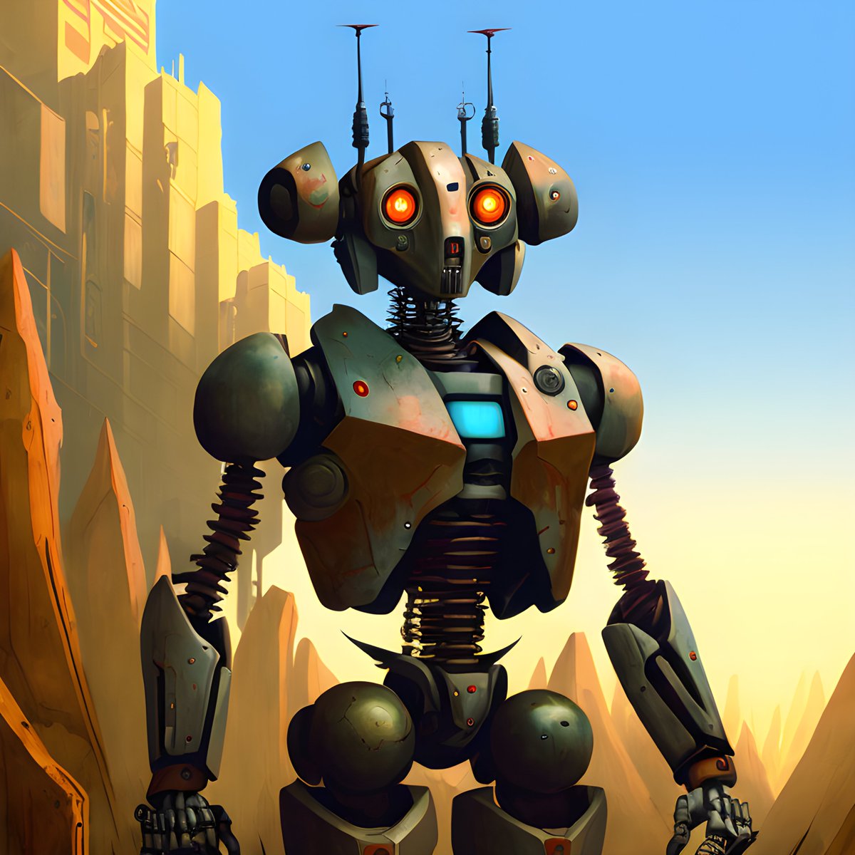 fegliogative's tweet image. #WeAreTheRobots

#StableDiffusion with @drawthingsapp