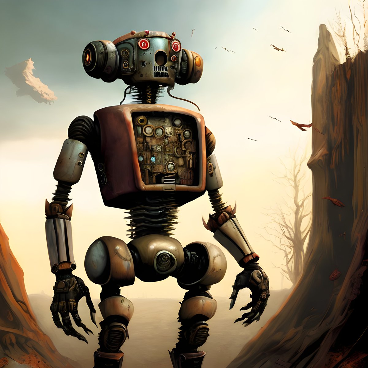 fegliogative's tweet image. #WeAreTheRobots

#StableDiffusion with @drawthingsapp