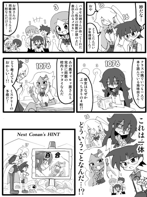 謎解きミステリー漫画(みんなも一緒に推理してみよう!) 