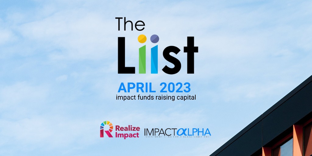The Liist is out!

This month's funds focus on strategies for restoring land and marine ecosystems, while building healthy, resilient food systems and communities. 

impactalpha.com/impact-manager…