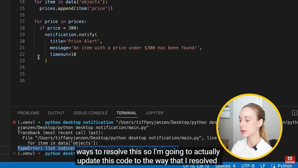 segalnyc's tweet photo. Software Developer &amp; YouTuber Tiffany Janzen showcases our Web Scraper IDE to scrape iPhone product data from Amazon, and develops an incredibly handy price drop notification tool that is a game-changer for online shopping. 

Check out this cool video > https://t.co/ZSq8S8cBly https://t.co/81vJWGpEQD