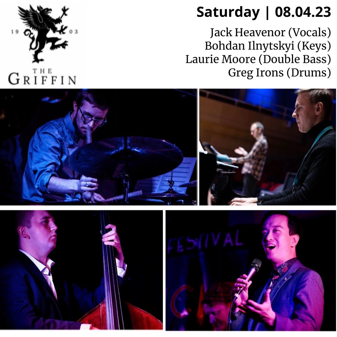 JackHeavenor's tweet photo. #Jazz in #Glasgow this weekend - hosting The Griffin’s monthly Jazz Night this Saturday; tickets going at £6 with a jam in the second set. Doors open 8pm! https://t.co/JzkUg3cJfk