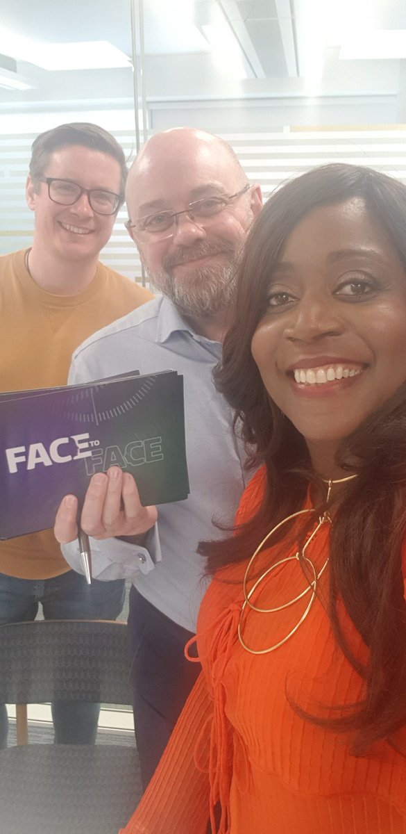 Bernieadavies's tweet photo. In studio with @adrianmasters84 and @alungjones getting ready to film episode 1 of Face to Face due to air April 13th at 22:45pm.
I cannot believe I just wrote that. 🙏🏽🎉🎉🎉
#grateful #GodWins #masteringchange https://t.co/XQkGR2OirR