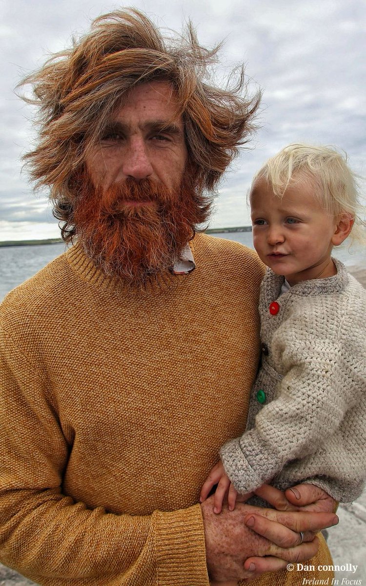 Our time in West Kerry has ended. I arrived in Baile an Fhéirtéirigh bereft. I leave as We. Blessed with a strong woman, 2 beautiful children and a growing business doing what we love. This is myself and Ériú, our daughter, captured by photographer Dan Connolly #ireland