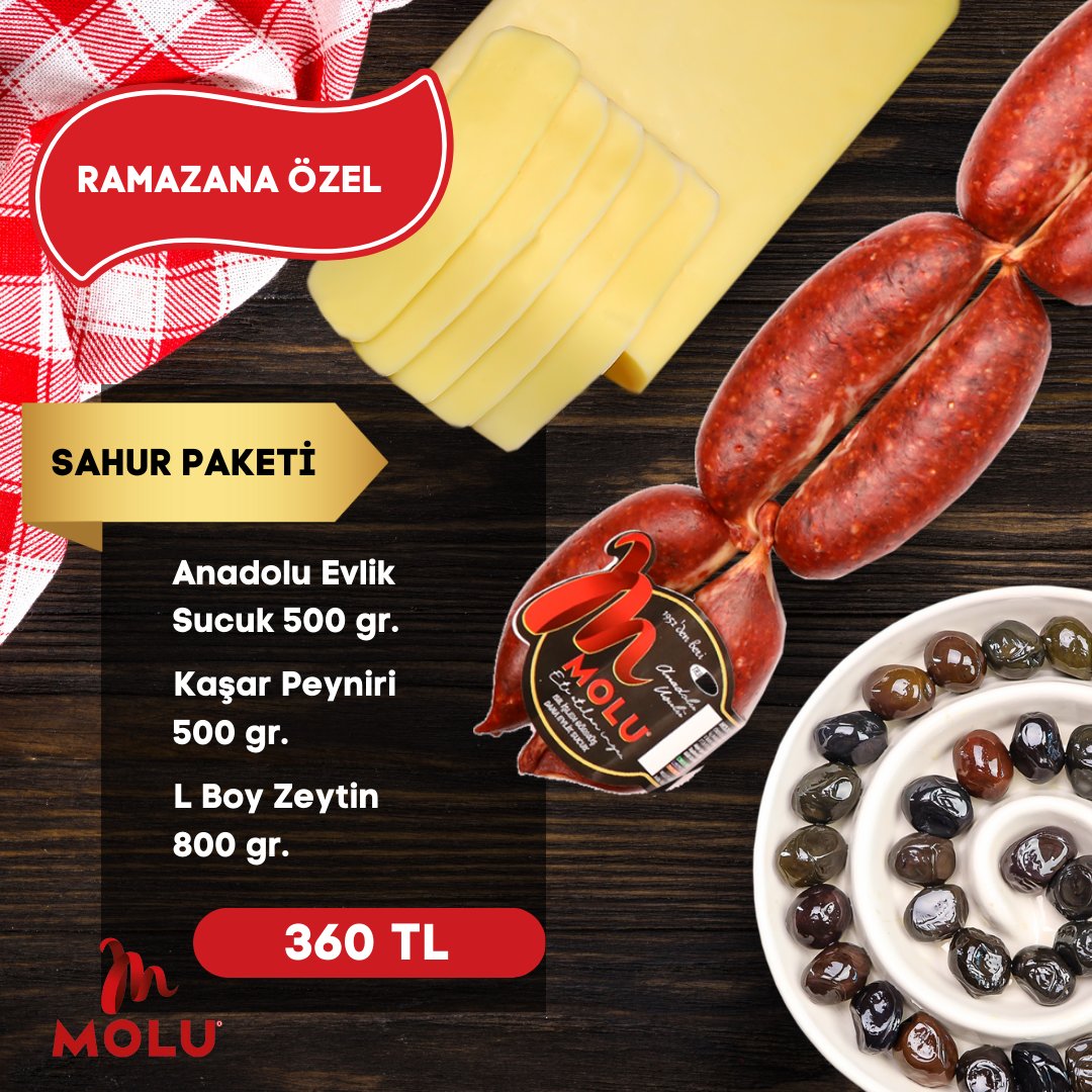 ShopMolu's tweet photo. Ramazan sofralarınızı "Molu Et Ramazan Paketleri" ile şenlendirin ✨ 
Sahur Paketi 
İftar Paketi
Sahur+İftar Paketi 

https://t.co/4vvKnhMmRB 

#moluet #ramazan #ramazansofrası #ramazanpaketi #sahurpaketi #iftarpaketi #iftarsahurpaketi https://t.co/fU6dTgH8zx