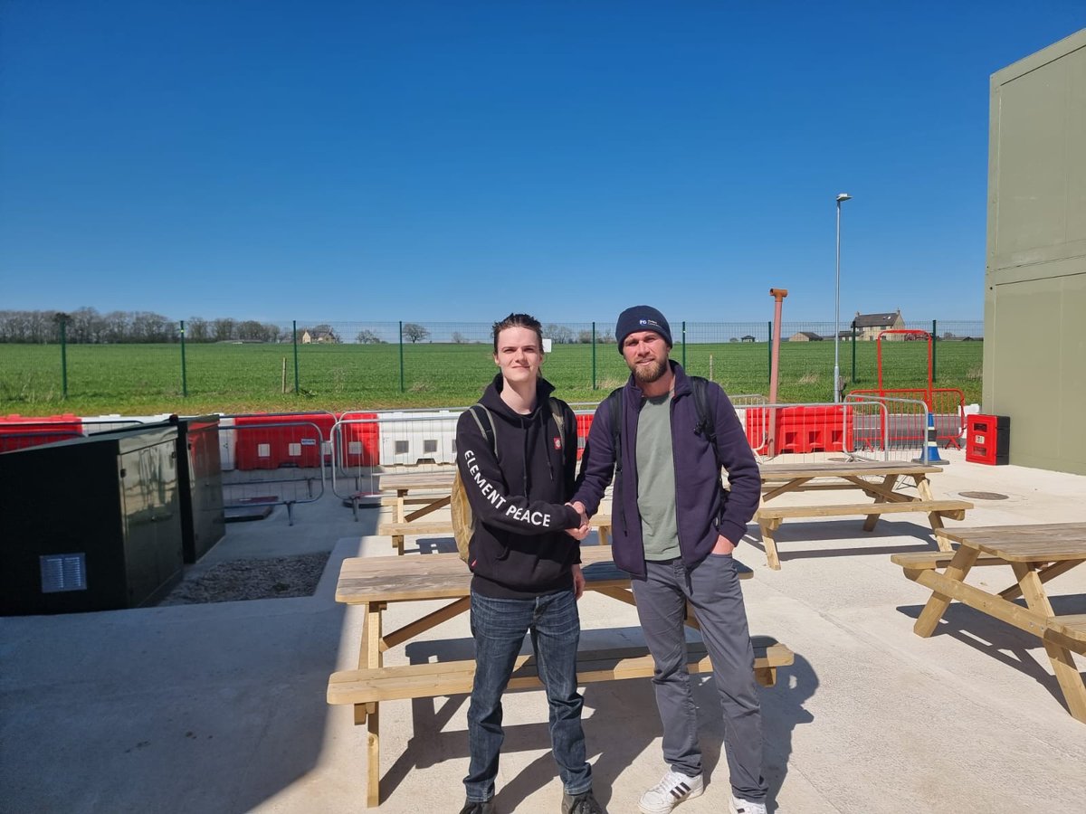 Great news, we have had another Apprentice join the Reliable Contractors team!!

Oliver is our new Groundworker Apprentice for us on the HS2 Project. Our Contracts Manager, Joshua Bebbington, had the absolute pleasure of meeting him on-site today. 

#team #hs2 #apprentice