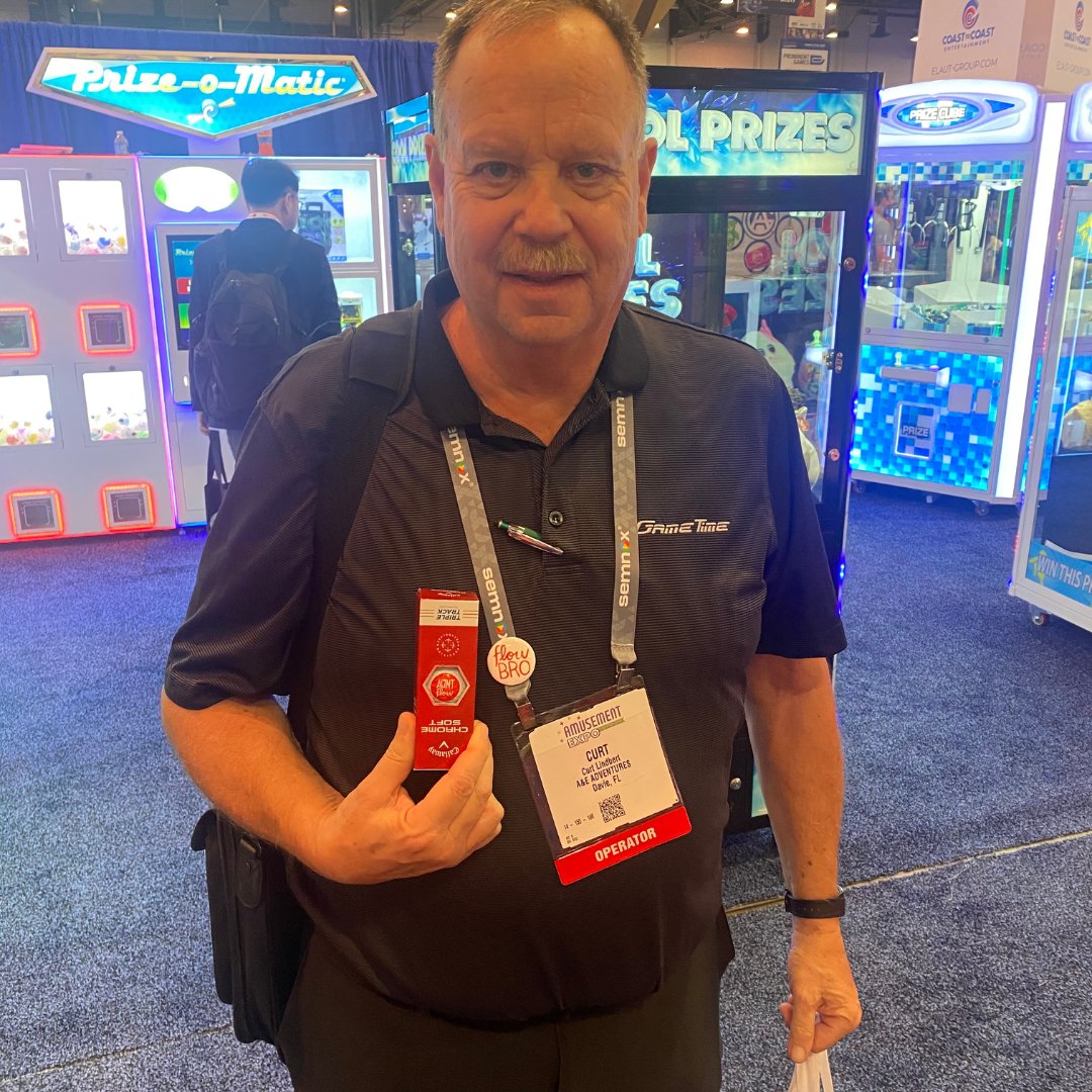 GoAuntFlow's tweet photo. 💥 Last week, the Aunt Flow #marketingteam traveled to Las Vegas for TWO trade shows, the @AmusementExpo🎡 + the Bar & Restaurant Expo🍴
In Aunt Flow fashion, we recruited TONS of new #FlowBros 💪 https://t.co/gYkpggVpvs