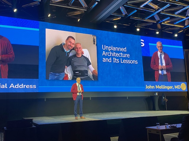 AmBdSurg's tweet image. ABS Vice President Dr. John Mellinger @jmellinger58 delivered a phenomenal Presidential Address Keynote at #SAGES2023 over the weekend @SAGES_Updates 

We are very fortunate to have such a brilliant leader at the helm of the #ABSEPAProject!