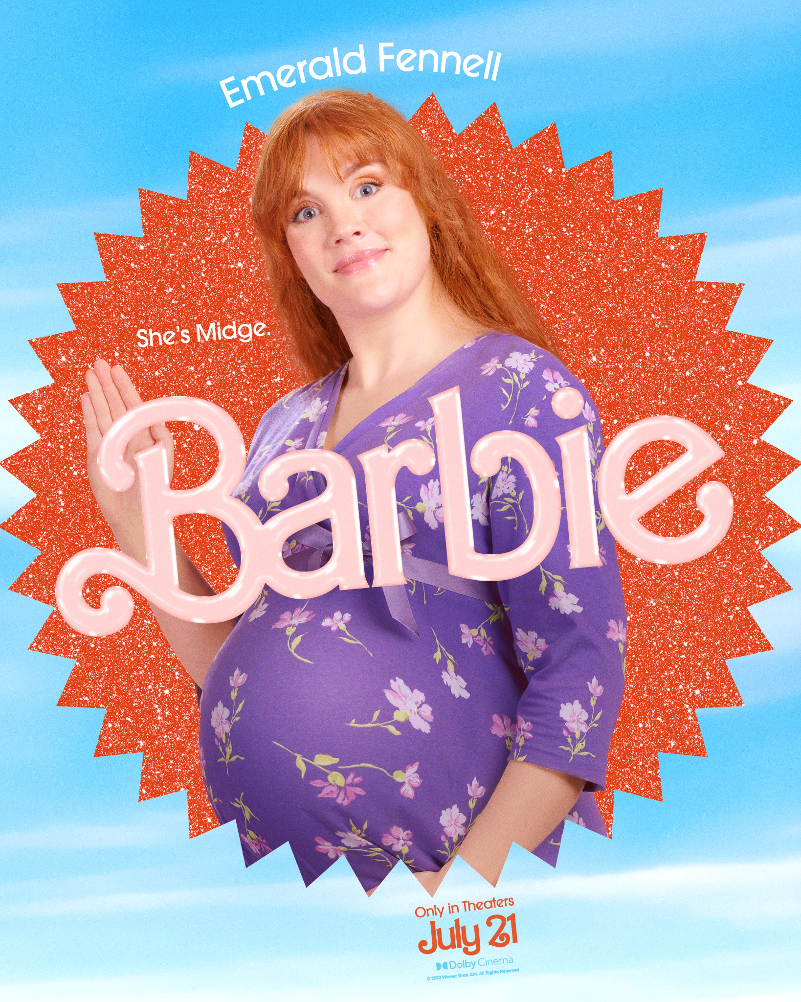 Barbie Midge grávida com bebê