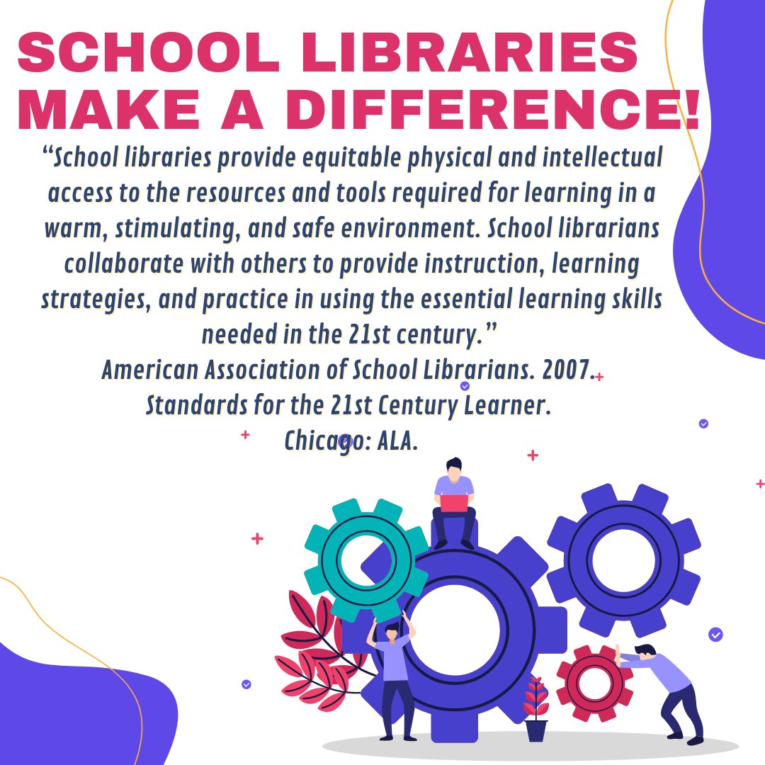NISDLib's tweet photo. School librarians are critical to the mission of equity! Just more evidence that #SchoolLibrariesMatter and their contribution to student success is vital and shouldn't be overlooked! #NISDLibraries #NISDIgnited #libraries @nisd https://t.co/5YRvrFPqe5