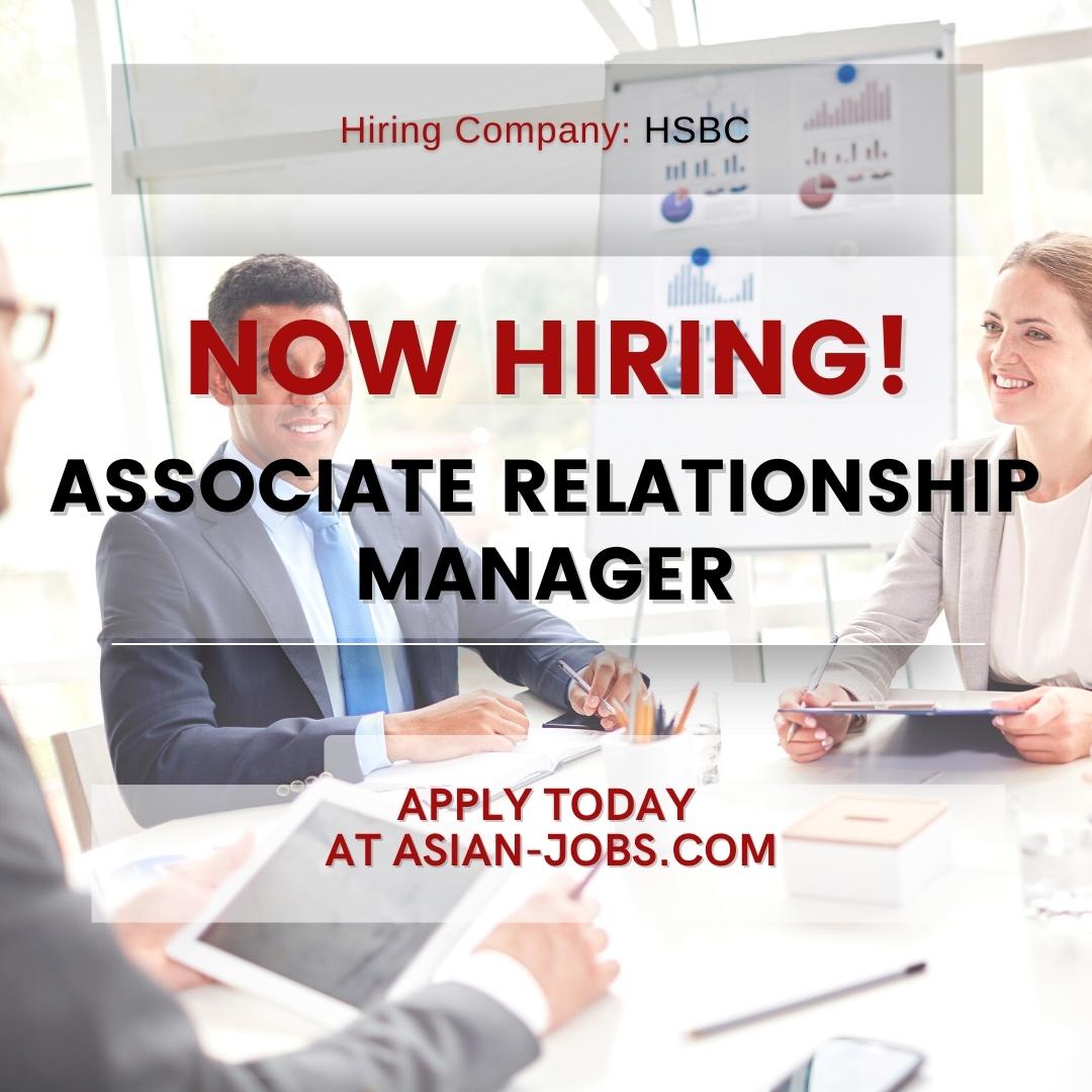 asianjobs's tweet image. JOB: Associate Relationship Manager
Apply now!
Visit: buff.ly/3zjEZaN
#AssociateRelationshipManager #RelationshipManagement #ClientManagement #BankingJobs #FinancialServices #nowhiring #hiring #jobsearch #jobposting #jobopening #job #work #jobseekers #bilingual #AsianJobs