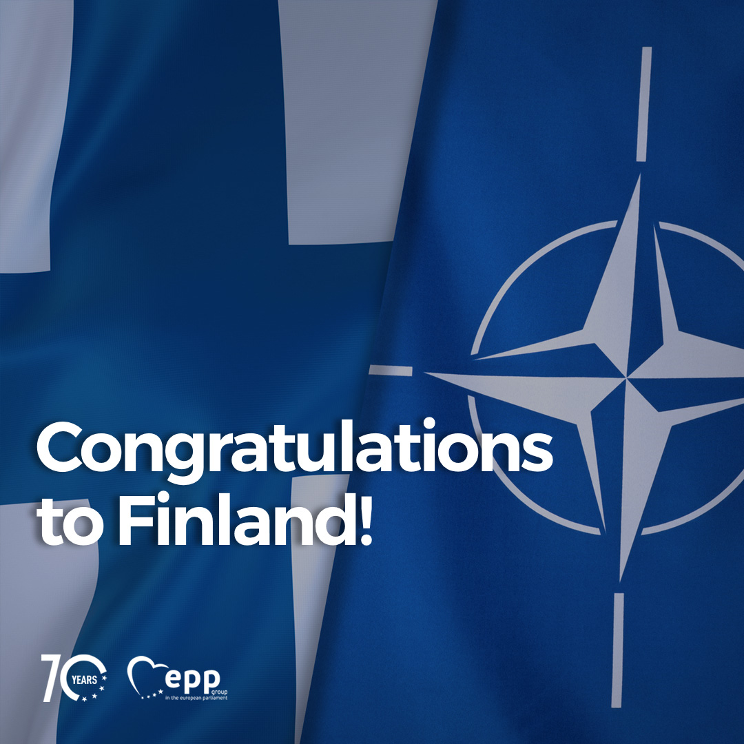 Congratulations to Finland on joining NATO!

This is a significant step towards a more secure and stronger Europe.

Now, it’s Sweden’s turn!

#NATO #Finland #EuropeanSecurity