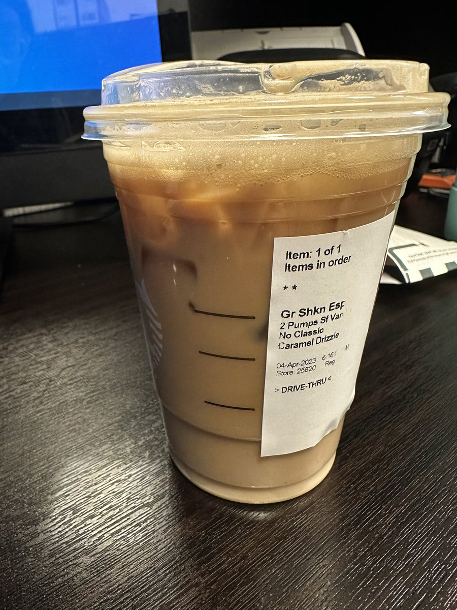 Jaykillzs's tweet photo. @Starbucks I asked for caramel drizzle &amp; you charged me extra for it but there’s NO CARAMEL DRIZZLE IN MY COFFEE 😤 do better https://t.co/sSuWXCPKGR