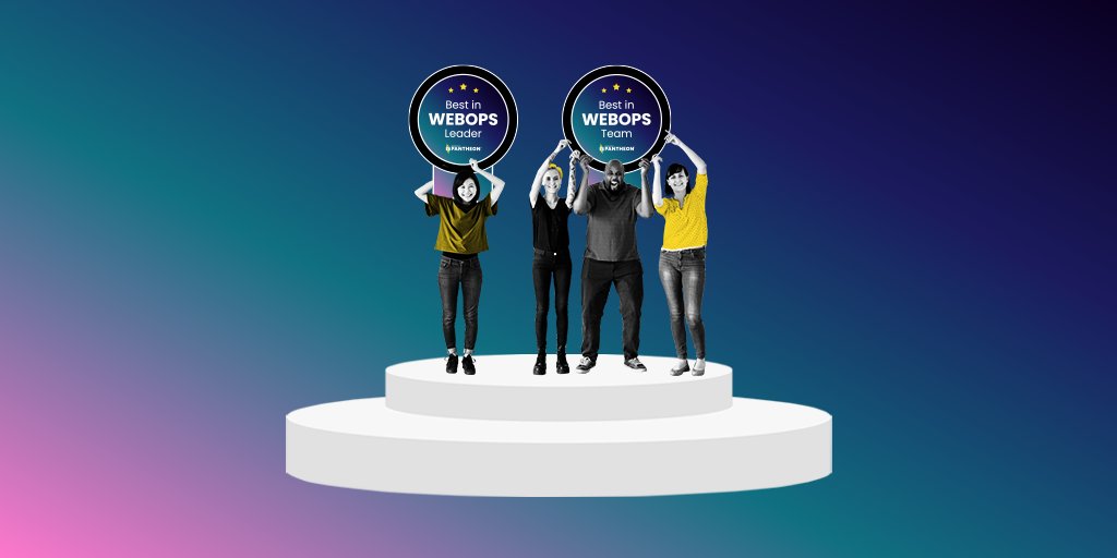 getpantheon's tweet image. Today, Pantheon announces the #BestInWebOps Top 20. 🙌 See the standout teams and individual winners recognized for achieving exceptional web impact in today&apos;s press release: ow.ly/eInH50NzLsC #WebOps