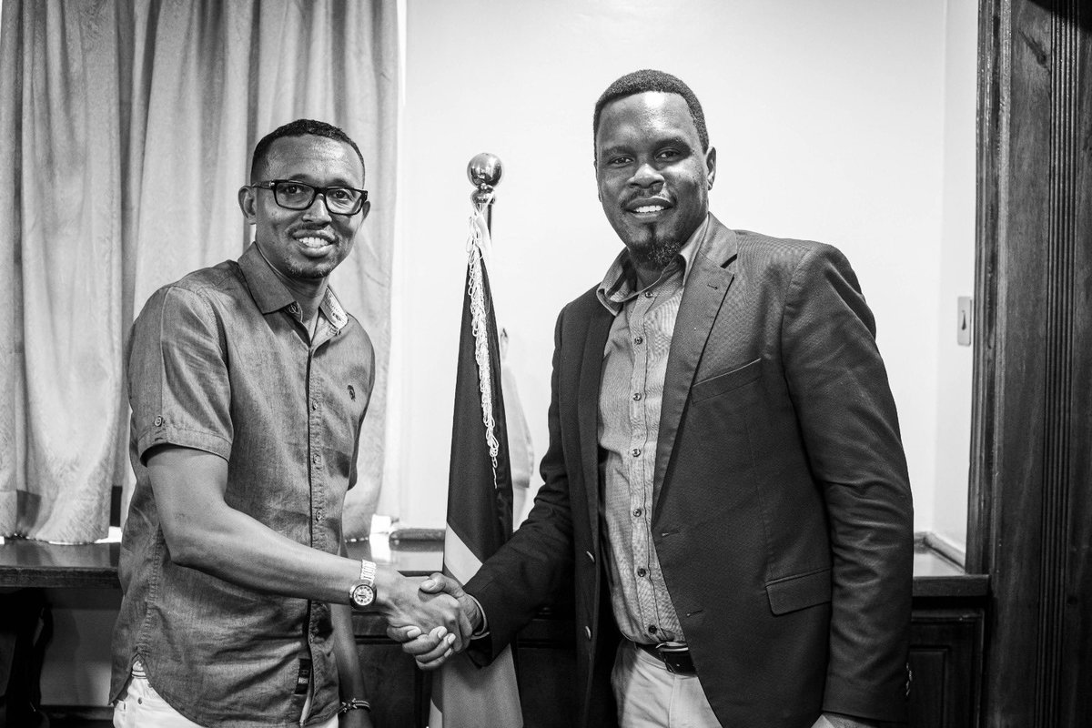 Productive meeting with Mr. Hamisi Mashobo Mwaguya, Chair of the Kenya Maritime Authority on ways to improve the maritime industry and serve our people more effectively.