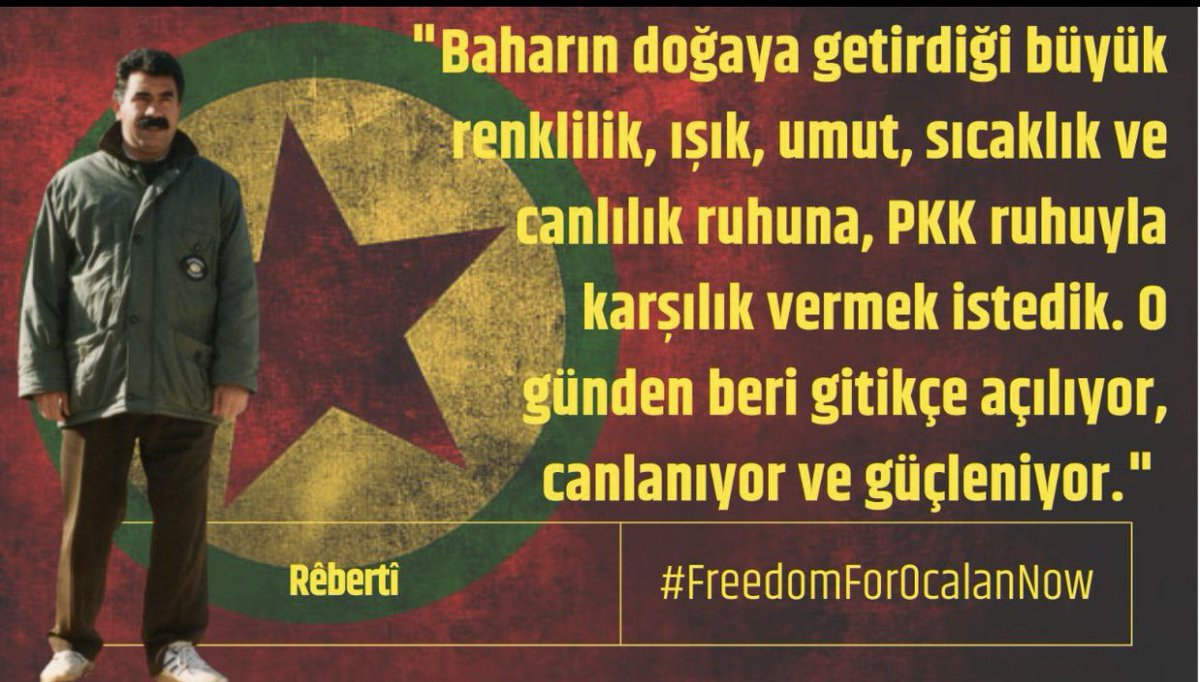 Elfride72's tweet photo. Der Demokratische Konföderalismus ist das Gegenparadigma des unterdrückten Völker,Kapitalismus,Rassismus,Patriarchale Gewalt,Gleichheit und Faschismus.  #FreedomForOcalanNow https://t.co/vFDIMl7eJW