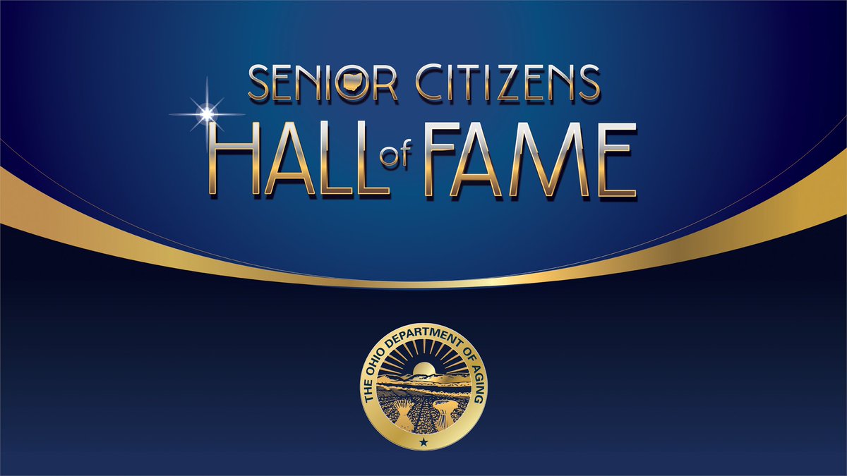 Do you know an outstanding older Ohioan who has made a lasting impact on their community or profession? Nominate them for the Ohio Senior Citizens Hall of Fame Class of 2023!

Click here: bit.ly/3ZuNlXM