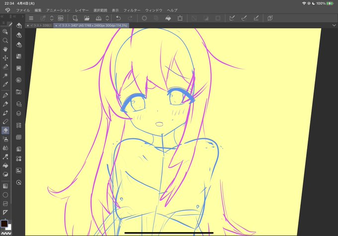 あー!わかったわかった!!!
瞳の形だ!!!
これ忘れないようにしたいな!
なんだろう言葉にできないけど、瞳の形がなんかあれや 