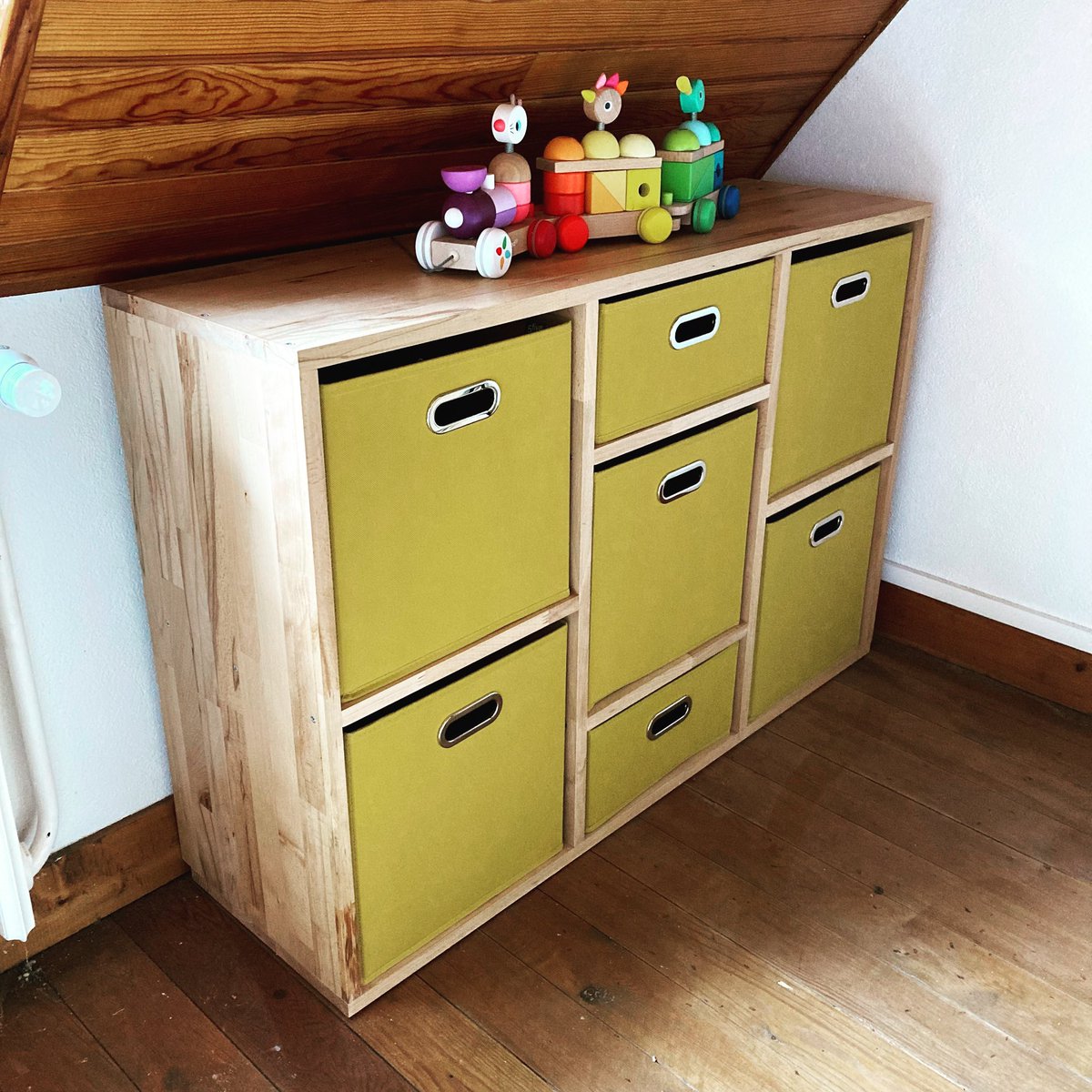 Atelier menuiserie, un bel exemple de ce que peut faire le pôle bois ! #diy #molene #fablab