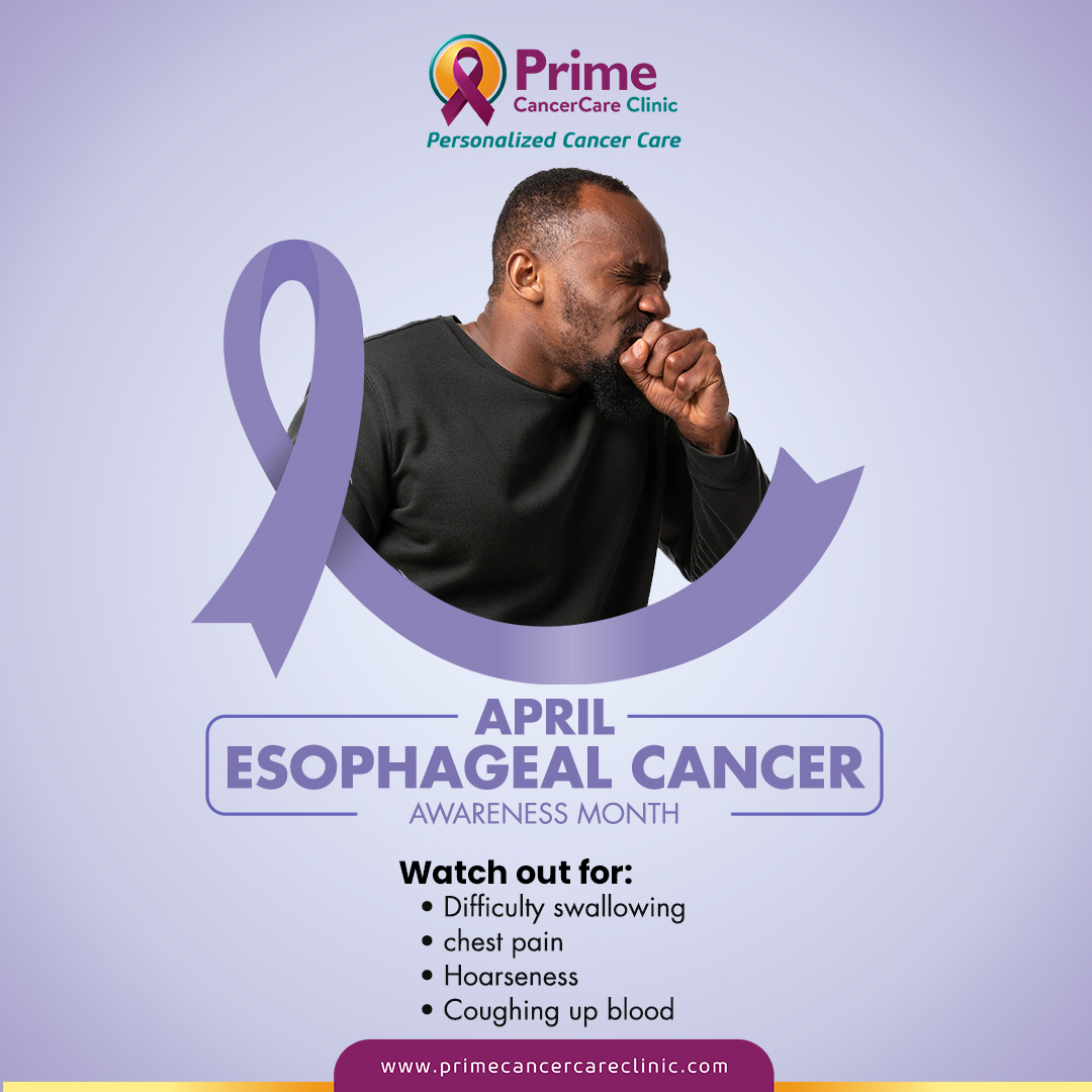 Did you know that difficulty swallowing, and chest pain could be signs of esophageal cancer? Early detection is key in fighting this disease. Let's raise awareness and spread the word! For appointments, call 0724 831 010 #EsophagealCancerAwareness #EarlyDetectionSavesLives