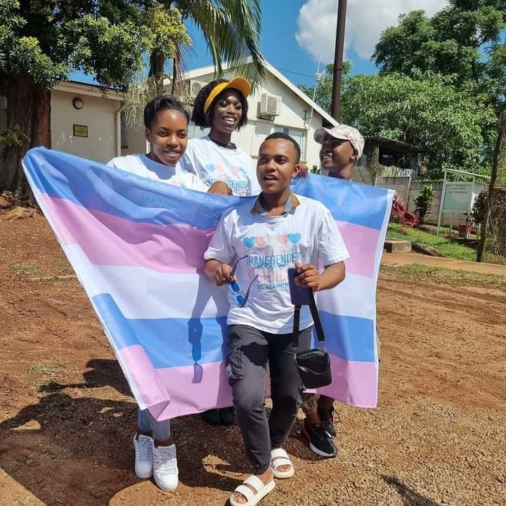 TransSwati's tweet photo. MAnzini, AMICAALL: Saturday 1 April: the Trans and gender diverse community met tocelebrate with the rest of the world Transgender Day of Visibility (TDOV) which is celebrated annually. We celebrate coming out, the strength,  resilience, bravery and existence of Trans people. https://t.co/Skgs0QgRAu