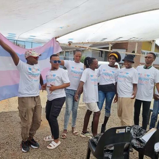 TransSwati's tweet photo. MAnzini, AMICAALL: Saturday 1 April: the Trans and gender diverse community met tocelebrate with the rest of the world Transgender Day of Visibility (TDOV) which is celebrated annually. We celebrate coming out, the strength,  resilience, bravery and existence of Trans people. https://t.co/Skgs0QgRAu