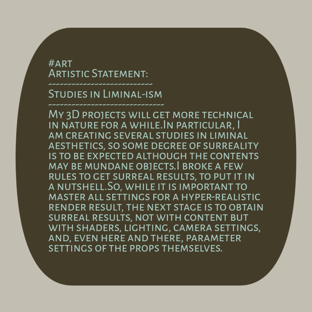 infinity10's tweet image. #Art #ArtisticStatement

Studies in Liminal-ism