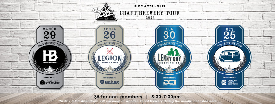 Our 2023 Craft Brew Tour is set!  Join us! businessleadersofcharlotte.com