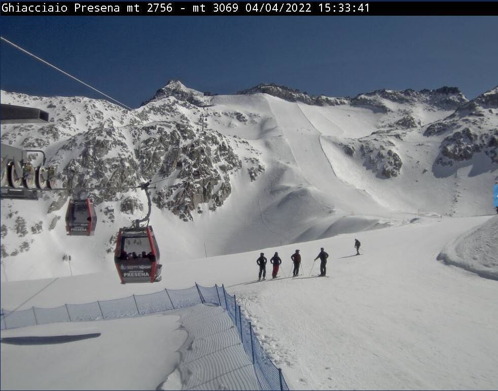 Ghiacciaio Presena live 📷 📷 !!