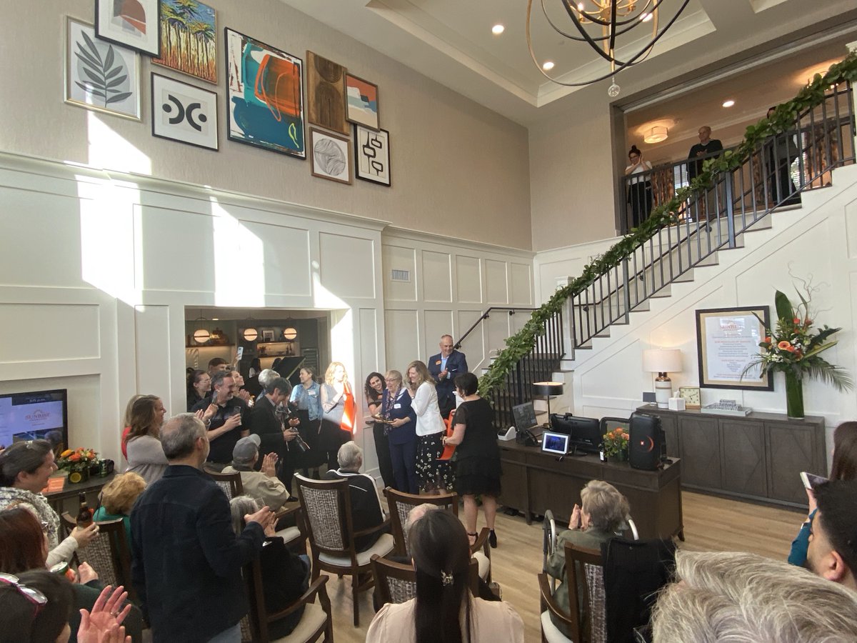 Congratulations to @sunrisesrliving in #Orange on the grand opening of your new facility! I was able to take a tour a few weeks ago, and Team Young joined in celebrating the official ribbon cutting. I am proud to be a loud voice for our seniors in Congress!