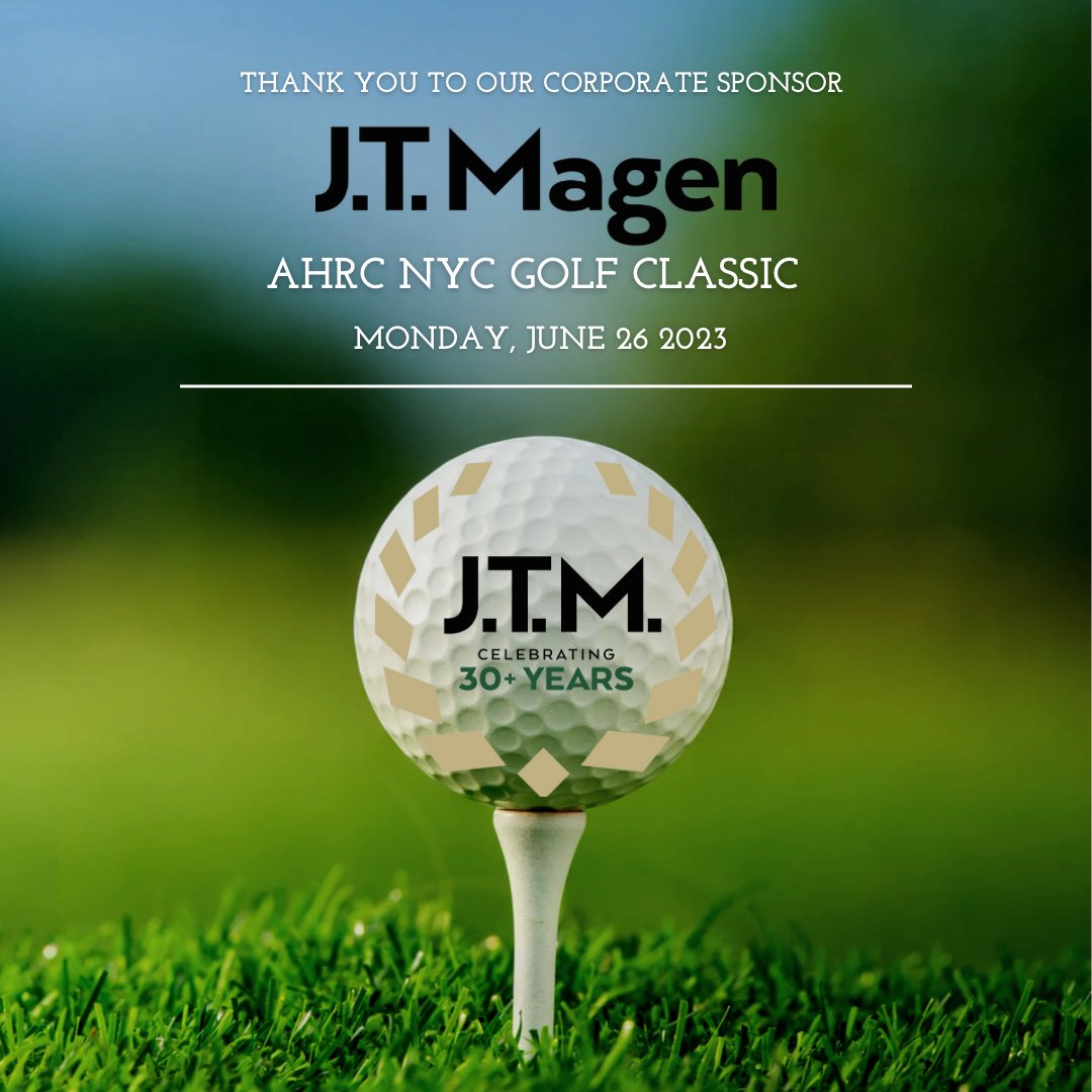 To join @jtmagen and other industry leaders on June 26th at the AHRC NYC Annual Golf Classic, please click the link : ahrcnycfoundation.org/events/2023-ah…

#ahrcnycfoundation #ahrcnyc #golftournament #donatenow #fundraiser #neurodiverse