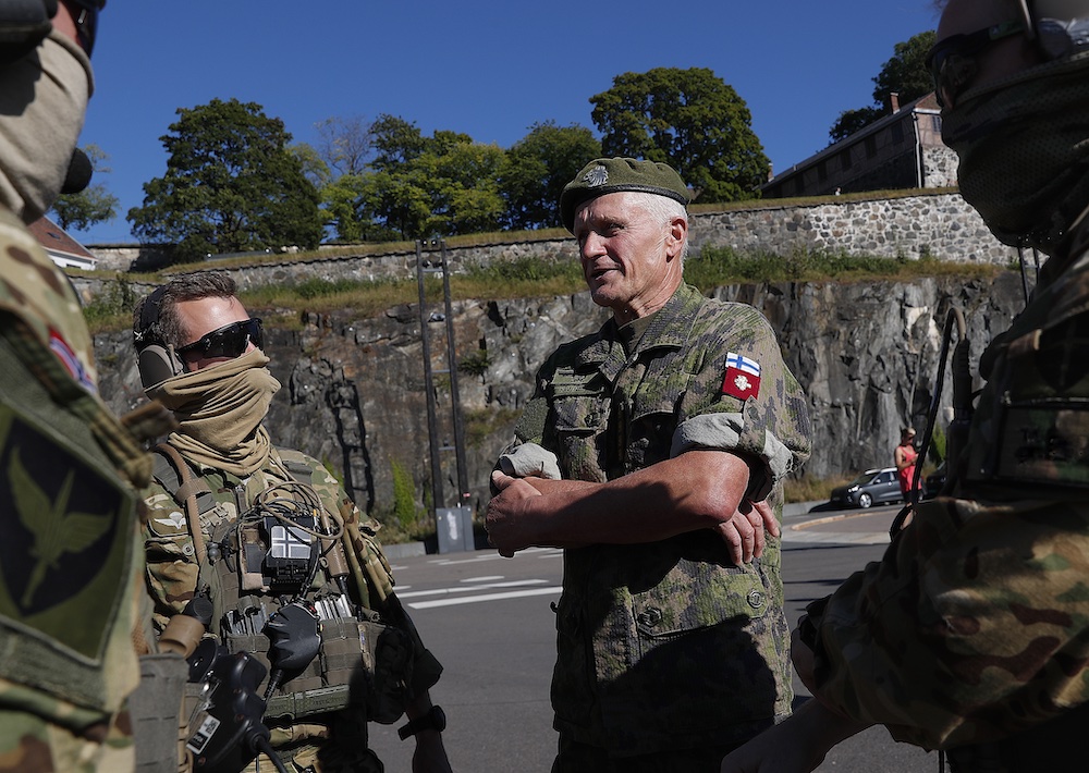 Tervetuloa Suomi! Today, we welcome our Nordic neighbour #Finland as the 31st member of <a href="/NATO/">NATO</a>. We look forward to an even stronger og tighter cooperation. Pictured, Finnish Chief of Defence Timo Kivinen in Oslo last year. #WeAreNATO #StrongerTogether <a href="/FinMissionNATO/">FinMissionNATO</a>