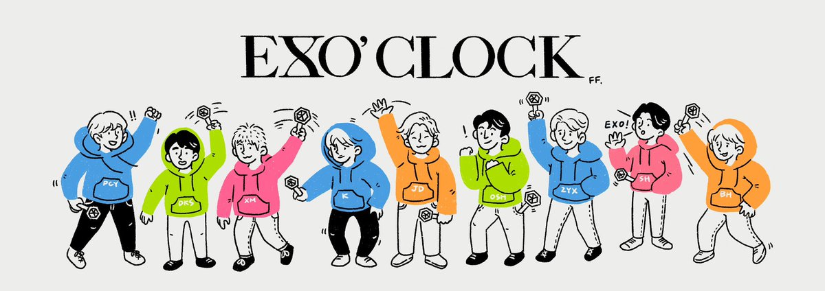 ff_illust's tweet photo. ipad lockscreen &amp; twitter header
please feel free to use :) 
#EXO #엑소 https://t.co/ki7dXNvUmM