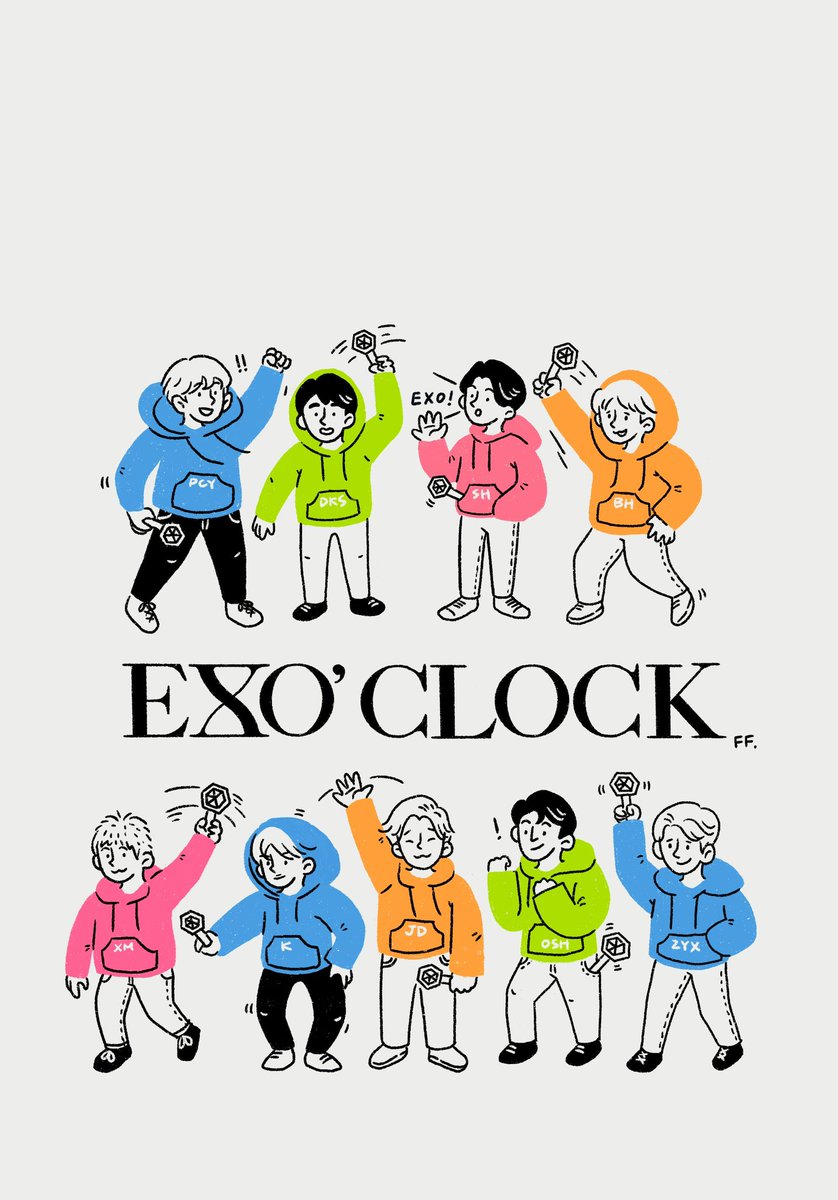 ff_illust's tweet photo. ipad lockscreen &amp; twitter header
please feel free to use :) 
#EXO #엑소 https://t.co/ki7dXNvUmM