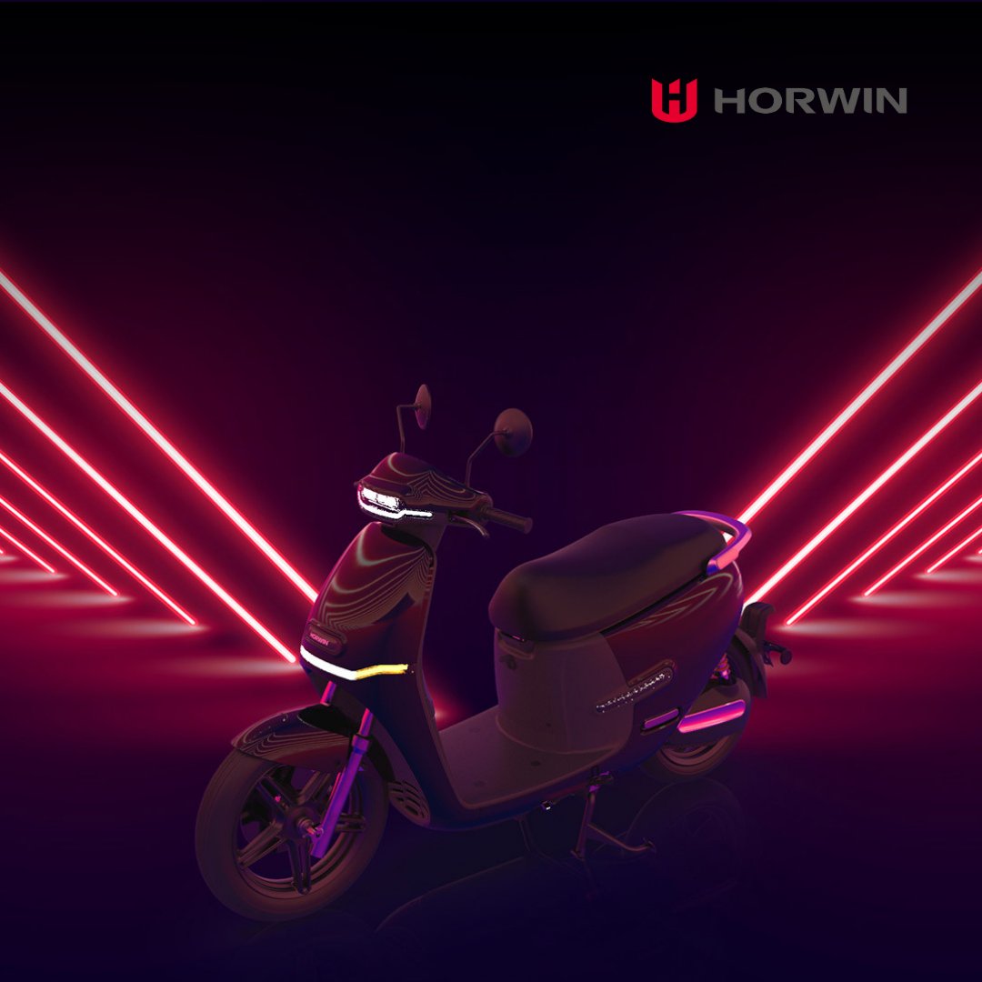 Light it up! 🔆  Ride in style with the #Horwin EK range!  Winners of the Red Dot Design Awards 2021, sleek and modern design with all of the latest tech.  Learn more via our website: horwin.co.uk  #escooter