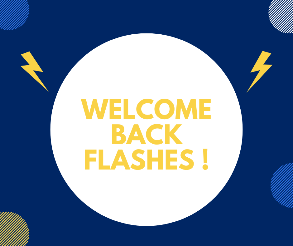 KSUFlashComm's tweet photo. Welcome back Flashes! 

The Flash Comm fam is sending positive vibes your way. https://t.co/05y6rbPMR6