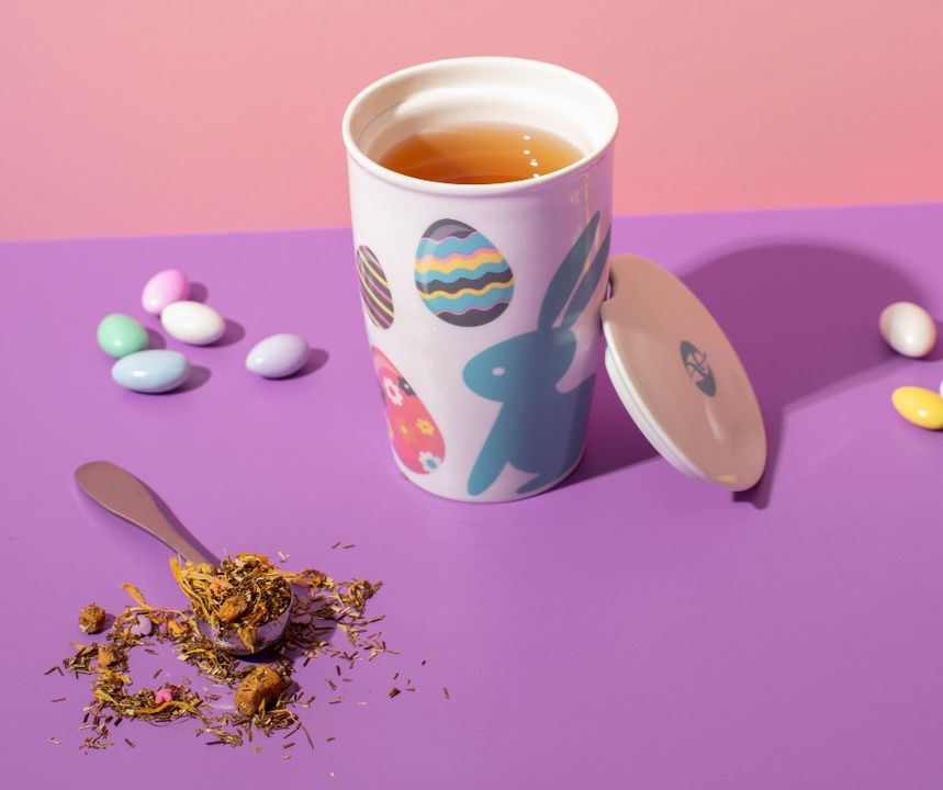 AdagioTeas's tweet photo. Hop into Easter with our egg-citing Hop double-wall porcelain mug and infuser! The perfect way to brew up your favorite tea. 🐰🍵 #EasterTea #HopToIt

https://t.co/IzyICu6PPh https://t.co/S0m5qNK61h