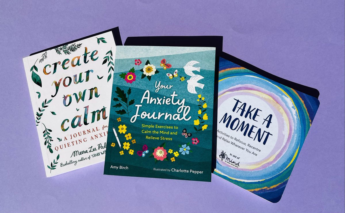 April is #StressAwarenessMonth and so we'll be giving away a copy of these three books to calm your mind and soothe your soul 💙 To enter, simply like and retweet. Competition closes Monday 10th April and winner will be chosen at random.