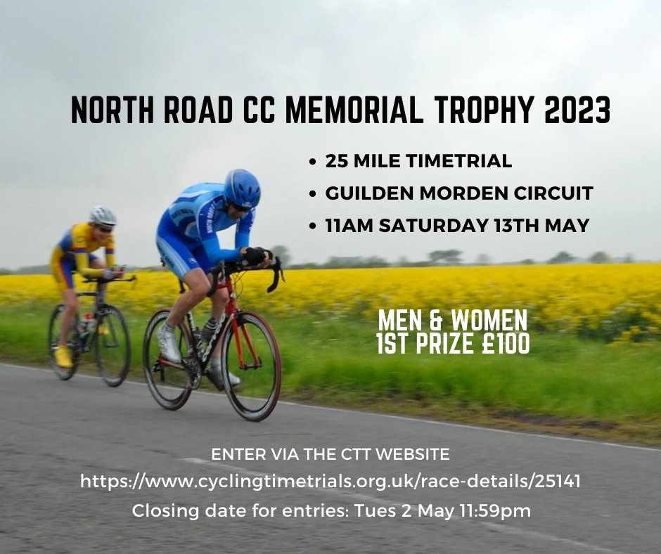 <a href="/BedsRoadCC/">BedsRoadCC</a> <a href="/CamUniCycling/">CambridgeUni Cycling</a> <a href="/CambridgeUniRT/">Cambridge Uni RT</a> <a href="/cambridge_cc/">Cambridge Cycling Club</a> <a href="/IslingtonCC/">Islington Cycling Club</a> <a href="/CycleClubLondon/">CC London</a> <a href="/Crest_CC/">Crest Cycling Club</a> <a href="/hemelcycling/">Hemel Hempstead Cycling Club</a> <a href="/LBTriathlon/">LB Triathlon Club</a> <a href="/EastLondonVelo/">East London Vélo</a> <a href="/LondonPhoenix/">London Phoenix</a> <a href="/LondonDynamo/">London Dynamo</a>
<a href="/VCLondres/">VC Londres</a> <a href="/ChilternVelo/">Chiltern Velo</a> <a href="/VCBaracchi/">Velo Club Baracchi</a> <a href="/LondonFieldsTri/">LFTC</a> <a href="/TwickCC/">Twickenham Cycling Club</a> <a href="/VerulamRaceTeam/">Verulam Megan’s Racing Team</a> <a href="/VerulamCC/">Verulam Cycling Club</a> <a href="/Cycling_T_T/">Cycling Time Trials</a>