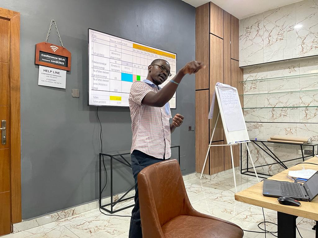 iidcug's tweet photo. REAL (Responsible, Engaged and Loving) Fathers-ECD scaleup project planning ongoing in Kampala to build implementation capacity for partners. Participating partners include @AllNationsCDC @BantwanaOVC @Somerouganda09 @FAWEUganda @UCSanDiego https://t.co/uFYTX0y4bs