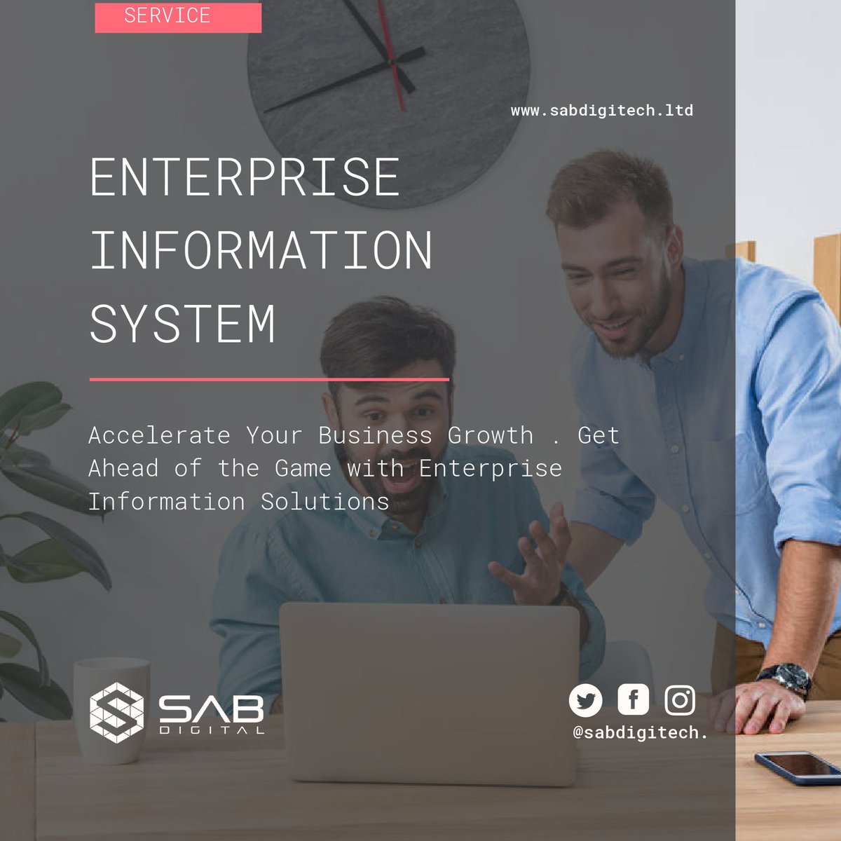 sabdigitech's tweet photo. ๐งโ๐ปOur solutions are designed to streamline your business processes, eliminate inefficiencies, and provide you with the insights you need to make informed decisions. Contact us today to learn how we can help your business achieve its goals.
#SABDigital https://t.co/jM9n16NeLb