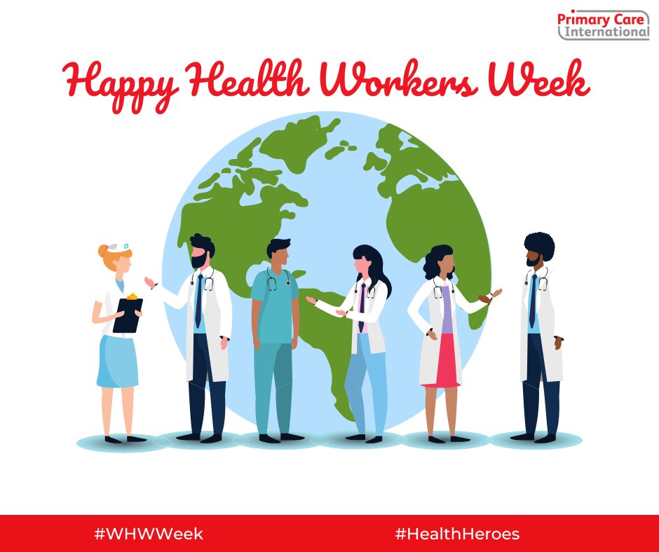 The strength of a health system lies in its workforce. This #HealthWorkersWeek, let's renew our commitment to actively pursue initiatives that make healthcare workers happy, supported, and safe in their work environment. Thank you to all the #HealthcareHeroes! #WHWWeek
