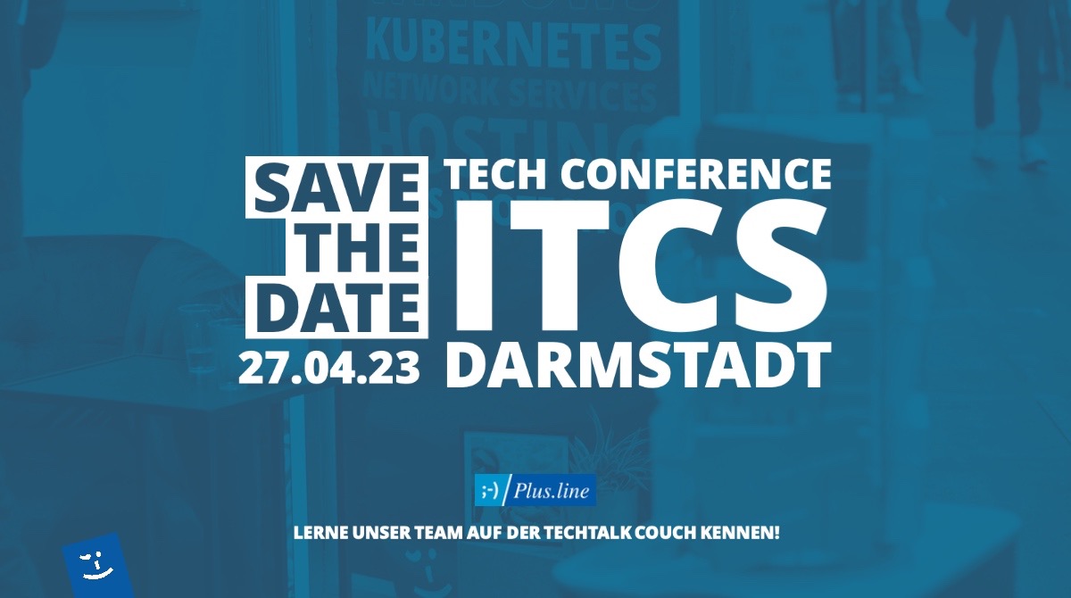 Save the Date! Die @ITCS_conference Darmstadt steht vor der Tür und wir sind wieder mit unserer blauen Couch dabei 😍

📅 27.04.2023
📍 darmstadtium 
⏰ 10-16 Uhr

 Kommt vorbei! Wir freuen uns auf jede Menge TechTalk 💻

#itcs #it #karriere #plusline