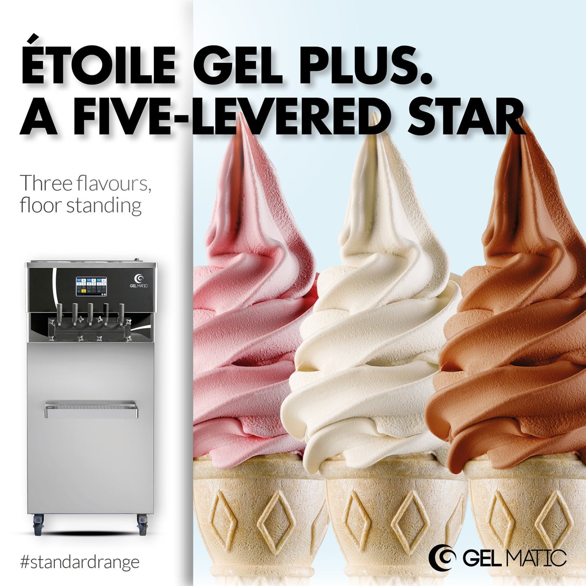 GelMaticItalia's tweet photo. Étoile Gel Plus.
A five-levered star
 
#gelmatic #gelmaticworld #standardrange #gelmaticmachines #gelatosoft #softicecream #softicecreammachines #macchinegelatosoft #macchinegelato #gelmatictechnology #improveyourbusiness #businessideas #discovermore
 
https://t.co/oNCQovRbB7 https://t.co/gVVviwBFck